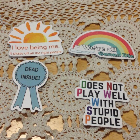 Stickers for cellphone, hydration bottles, Sarcasm - Picture 5 of 6